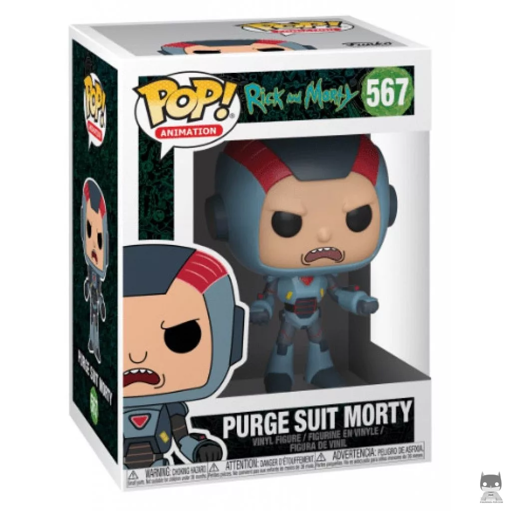Figurine Funko POP Morty en Costume de Purge avec boîte