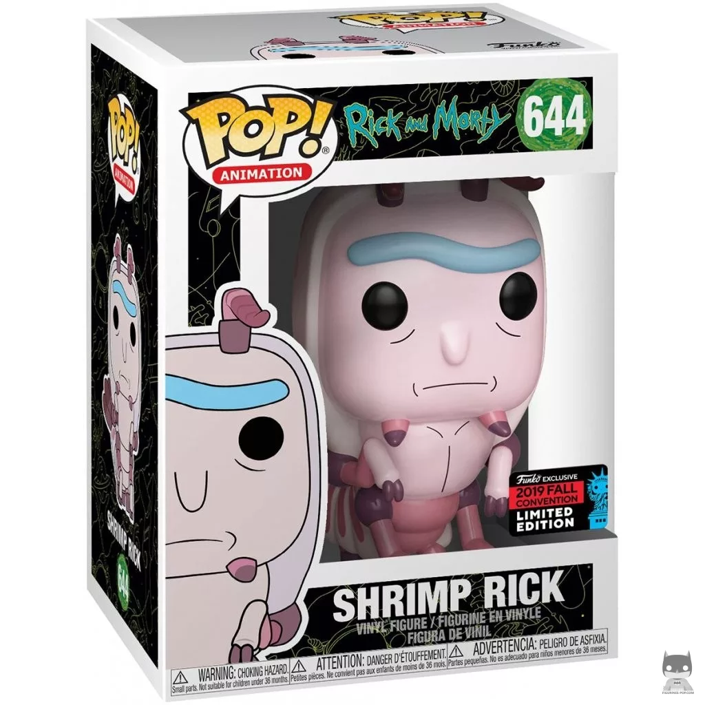 Figurine Funko POP Rick en Crevette avec boîte