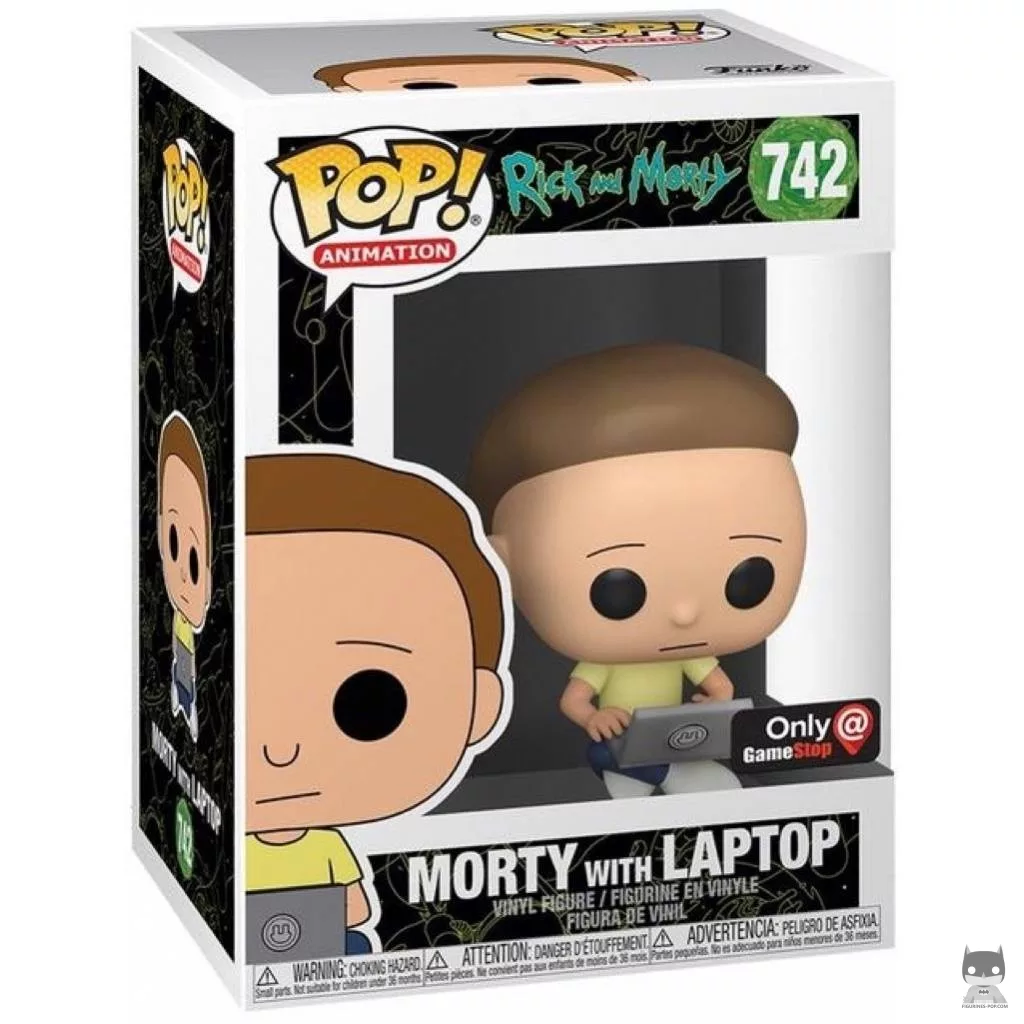 Figurine Funko POP Morty avec Ordinateur avec boîte