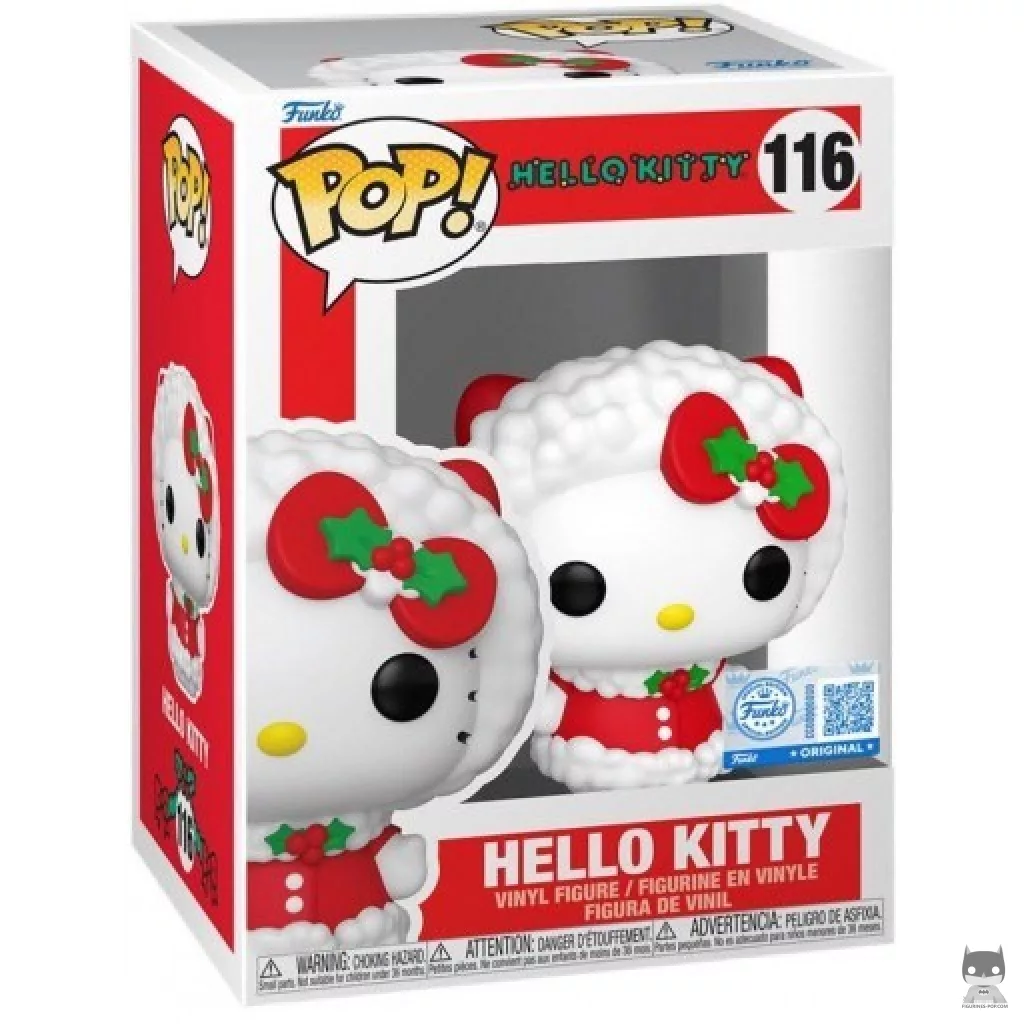 Figurine Funko POP Hello Kitty (Noël) avec boîte