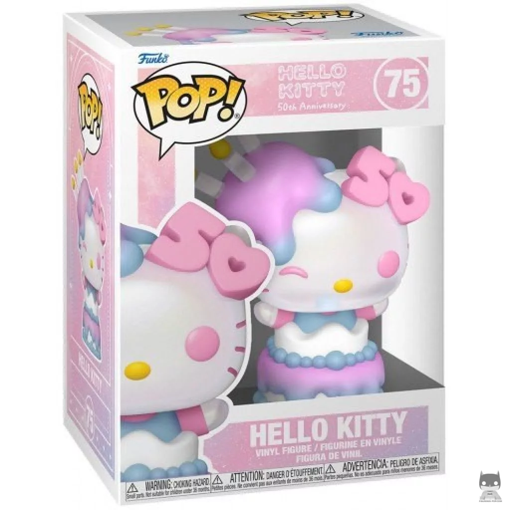 Figurine Funko POP Hello Kitty (50ème Anniversaire) avec boîte