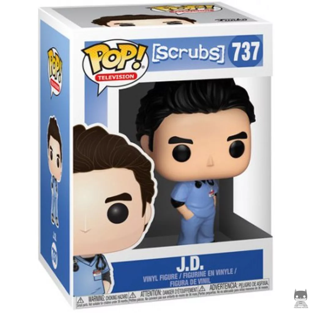 Figurine Funko POP J.D. avec boîte