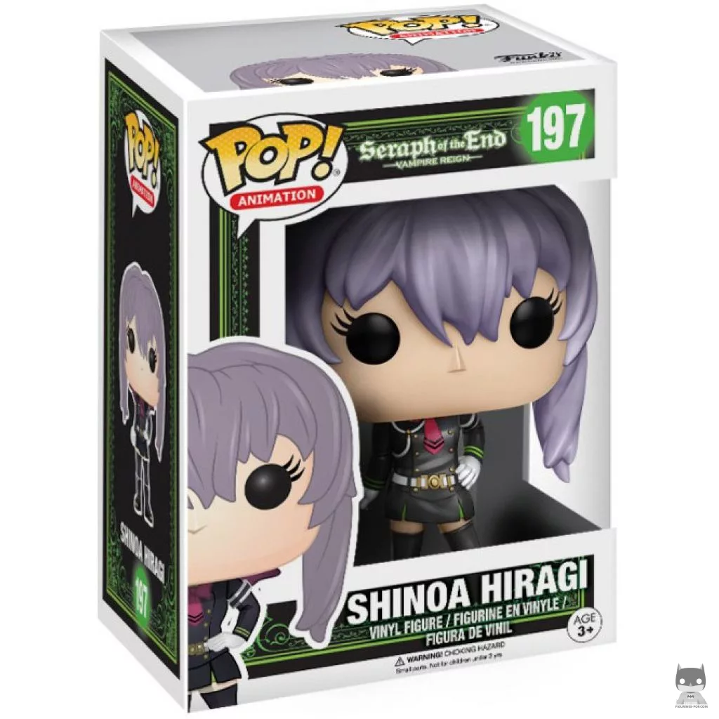 Figurine Funko POP Shinoa Hiragi avec boîte