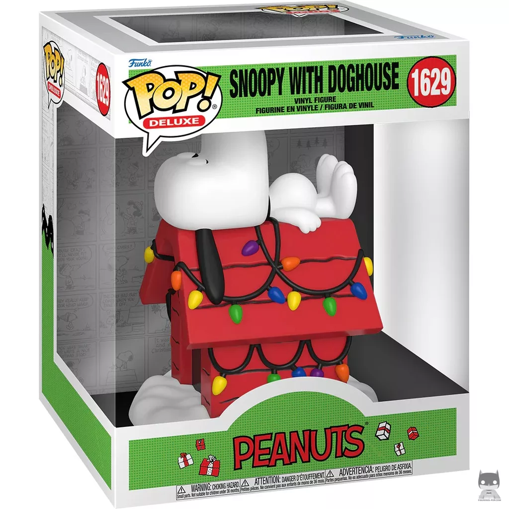 Figurine Funko POP Snoopy avec niche (Deluxe) avec boîte