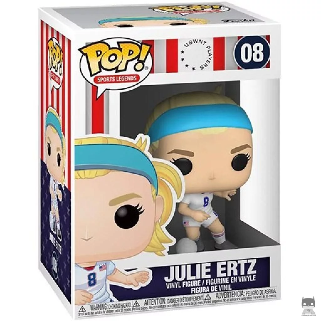 Figurine Funko POP Julie Ertz avec boîte