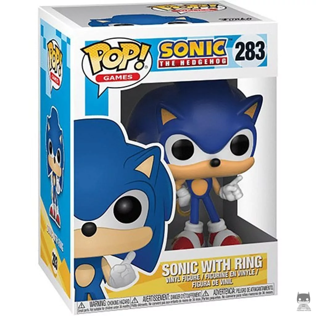 Figurine Funko POP Sonic avec Anneau avec boîte