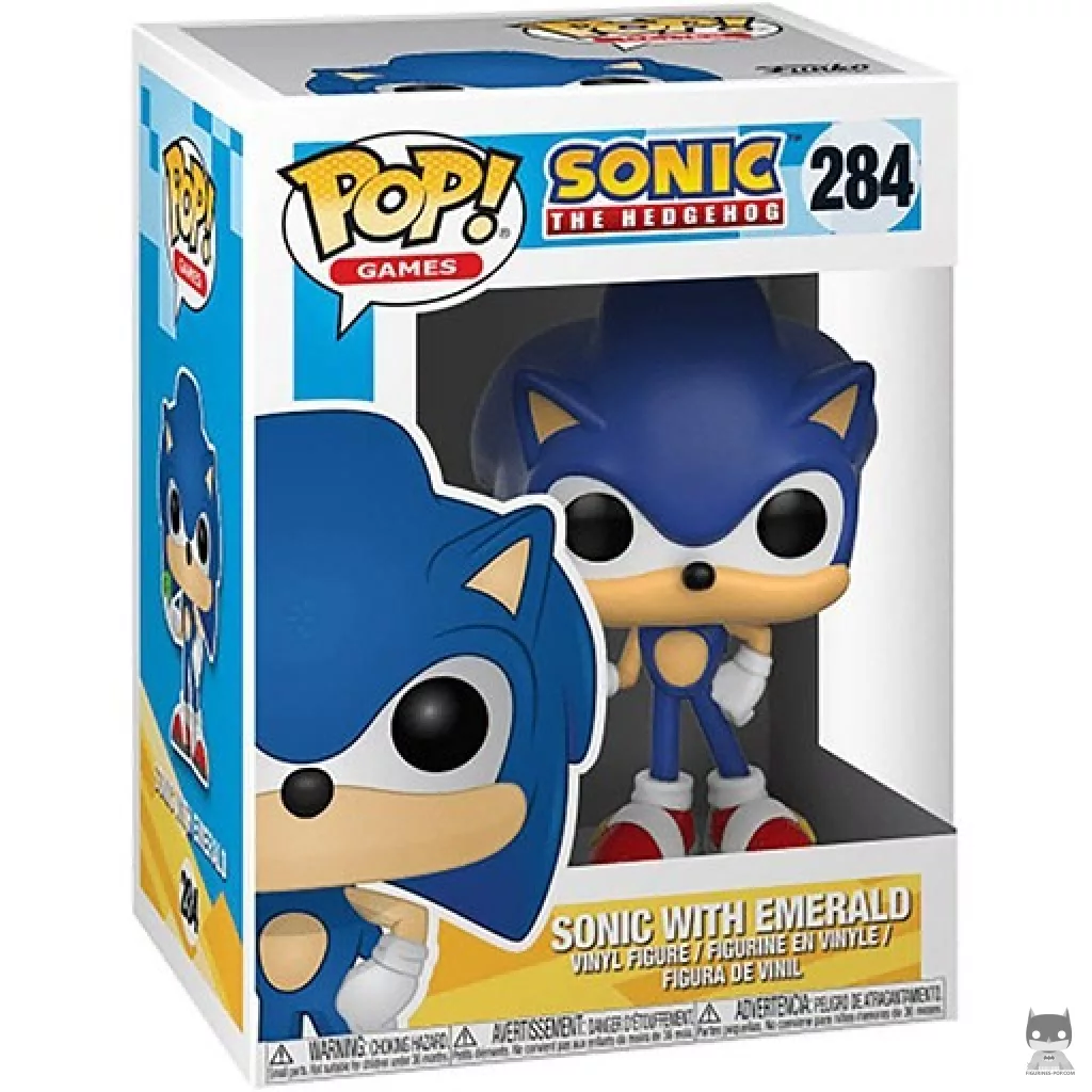 Figurine Funko POP Sonic avec Emeraude avec boîte