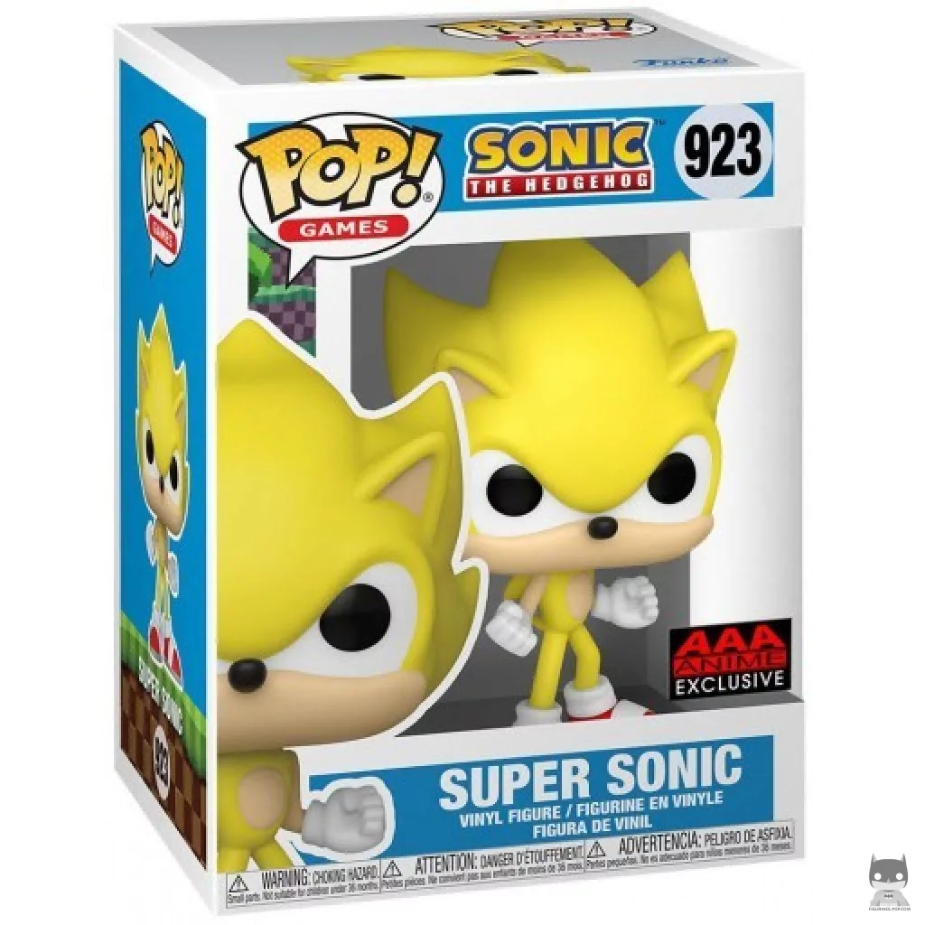 Figurine Funko POP Super Sonic avec boîte