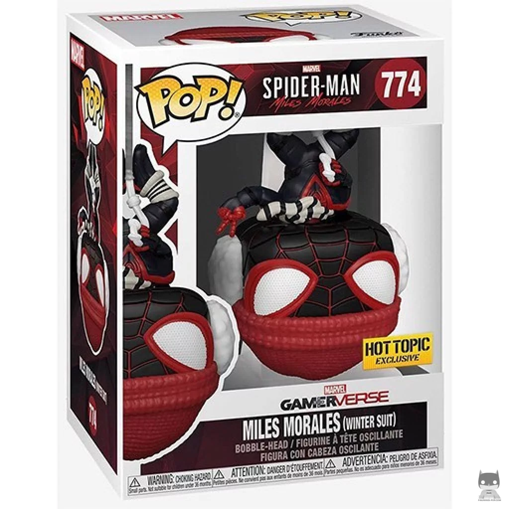 Figurine Funko POP Miles Morales (Costume Hiver) avec boîte