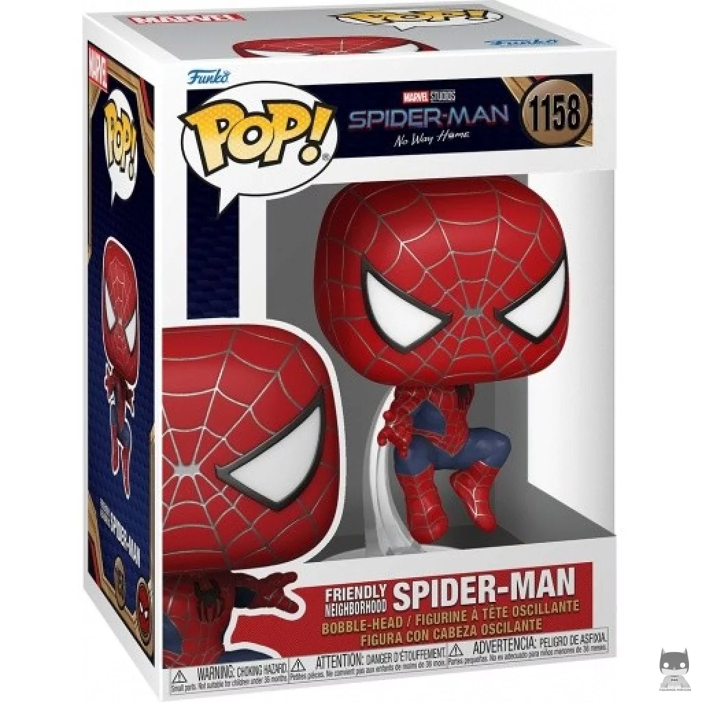 Figurine Funko POP Spider-Man Un ami qui vous veut du bien (Tobey Maguire) avec boîte