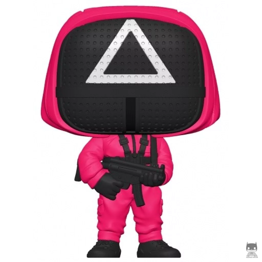 Figurine Funko POP Soldat Rouge avec Masque Triangle (Squid Game)