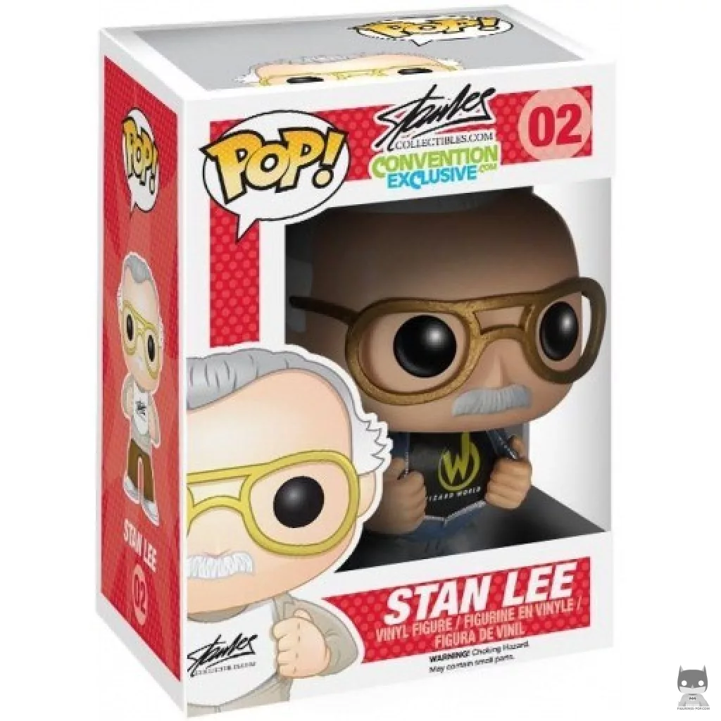 Figurine Funko POP Stan Lee (Wizard World) avec boîte