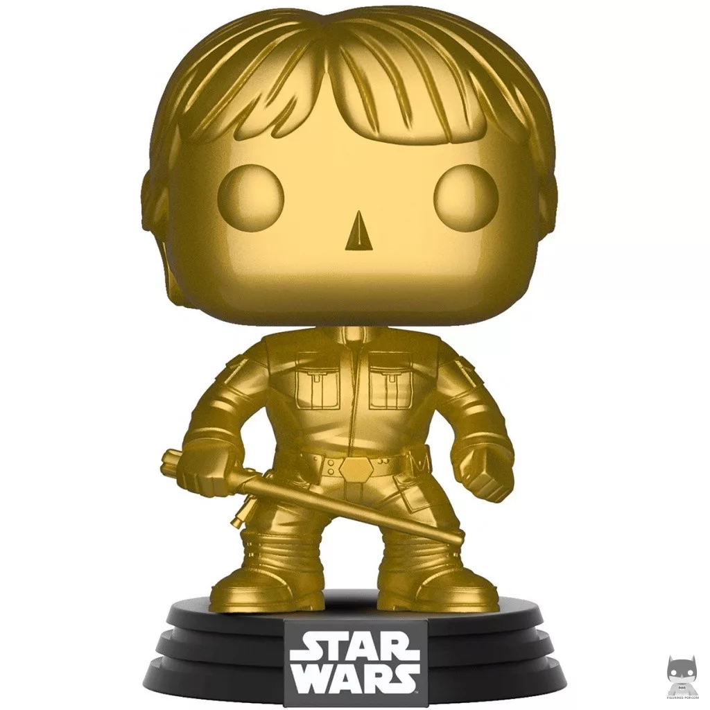 Figurine Funko POP Princesse Leia (Doré) (Star Wars (Collection Dorée))
