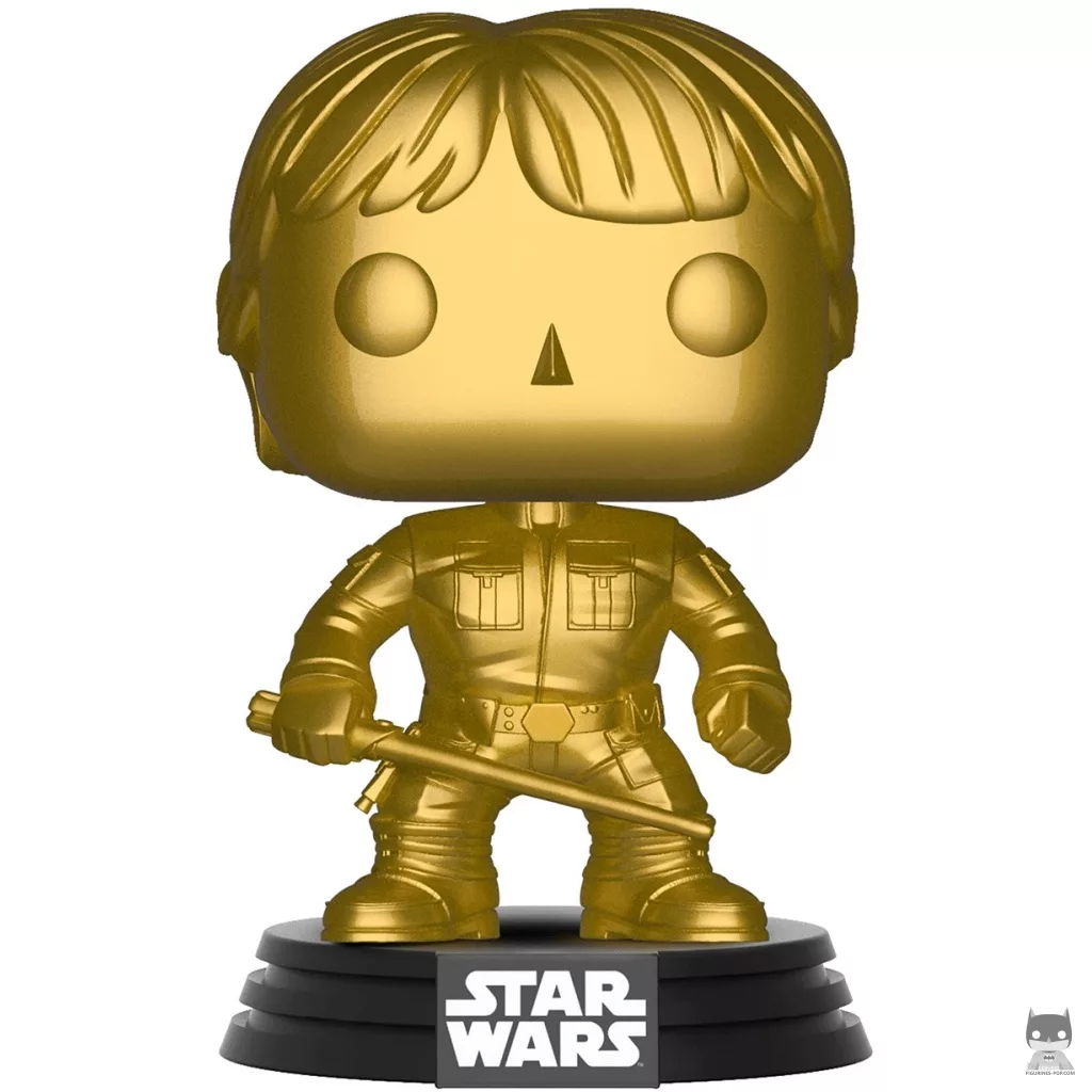 Figurine Funko POP Luke Skywalker (Doré) (Star Wars (Collection Dorée))
