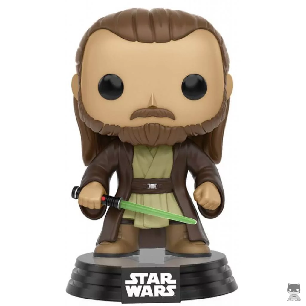 Figurine Funko POP Qui Gon Jinn (Star Wars : Episode I, La Menace Fantôme)