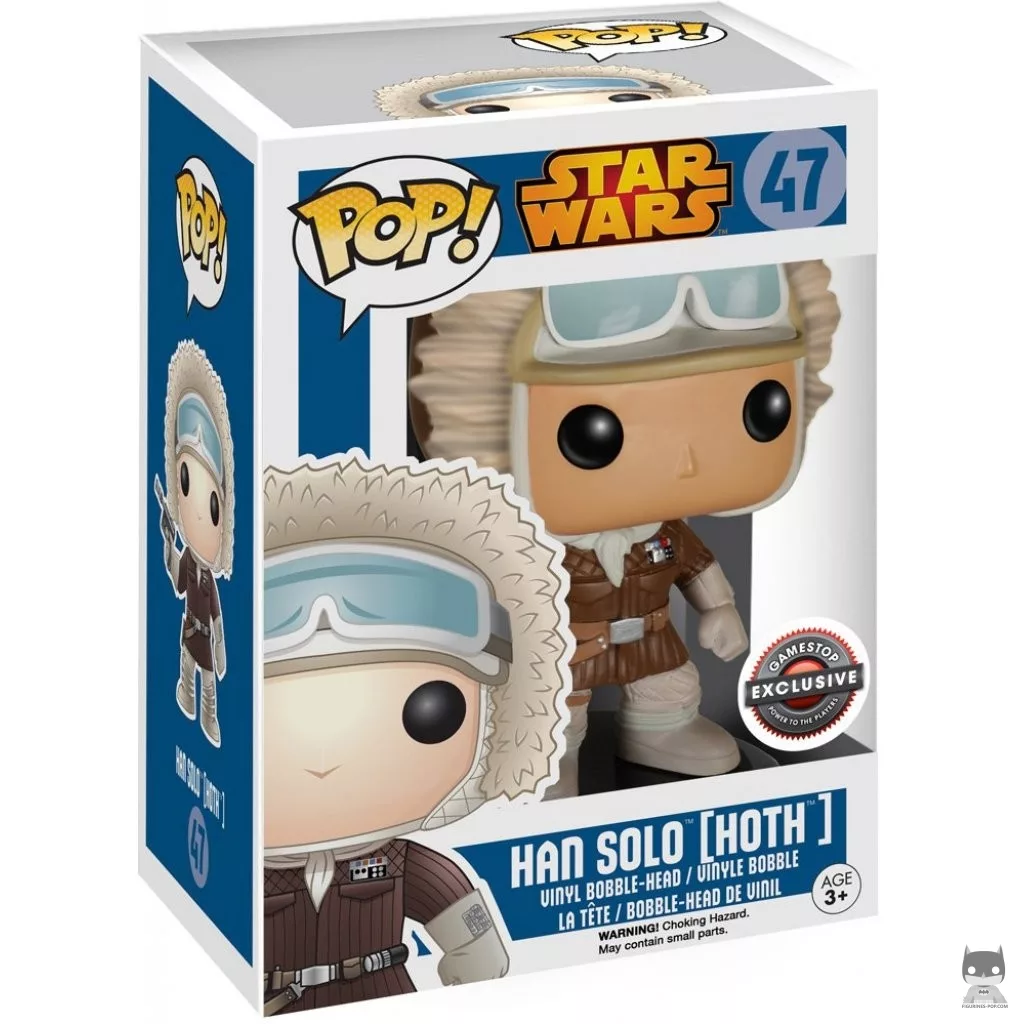 Figurine Funko POP Han Solo sur Hoth avec boîte