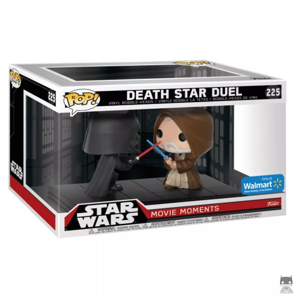 Figurine Funko POP Duel Dark Vador & Obi Wan Kenobi avec boîte