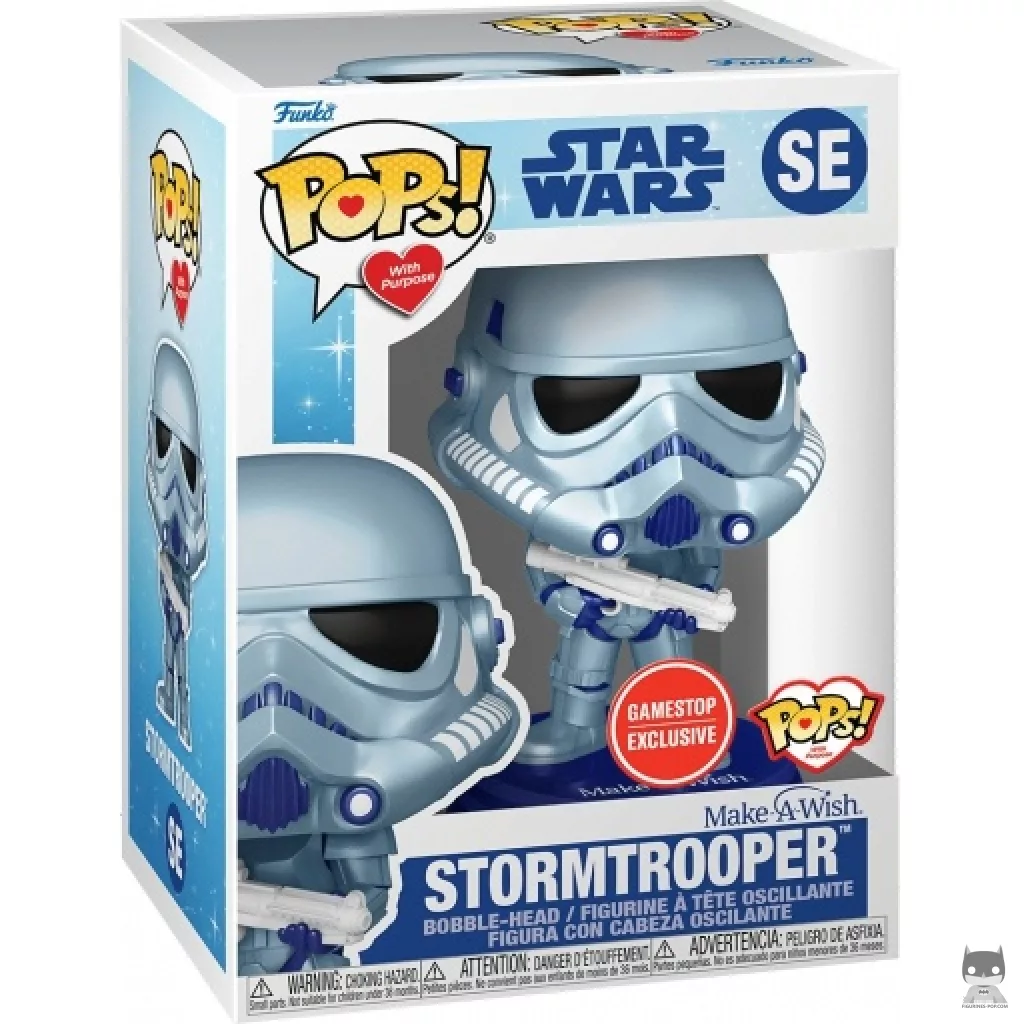 Figurine Funko POP Stormtrooper (Metallic) avec boîte
