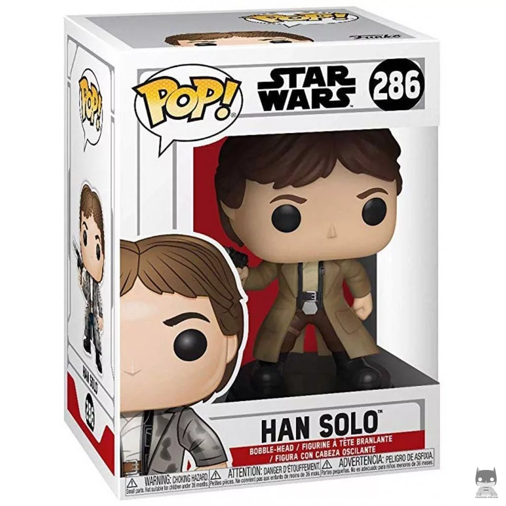 Figurine Funko POP Han Solo sur Endor avec boîte