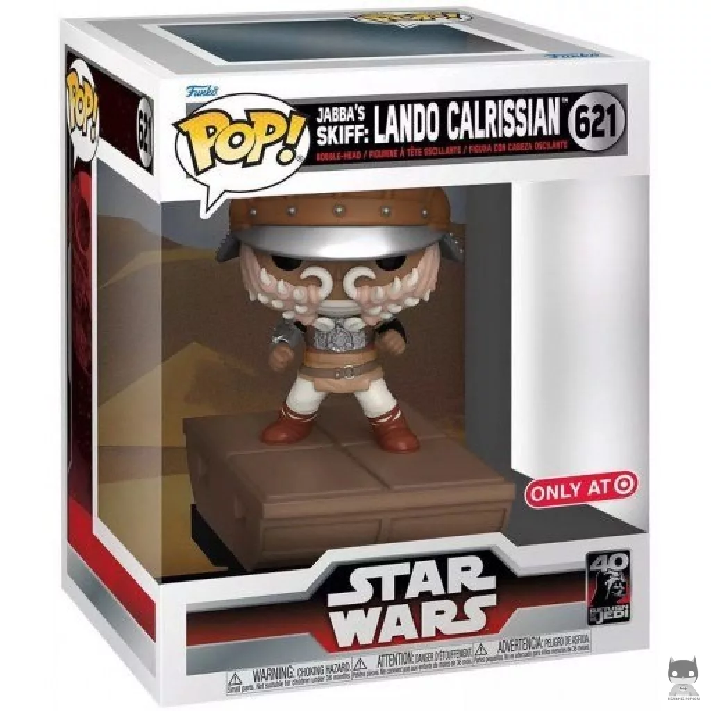 Figurine Funko POP Jabba'S Skiff : Lando Calrissian avec boîte