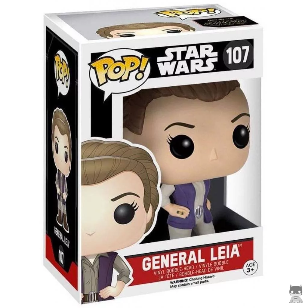 Figurine Funko POP Général Leia avec boîte