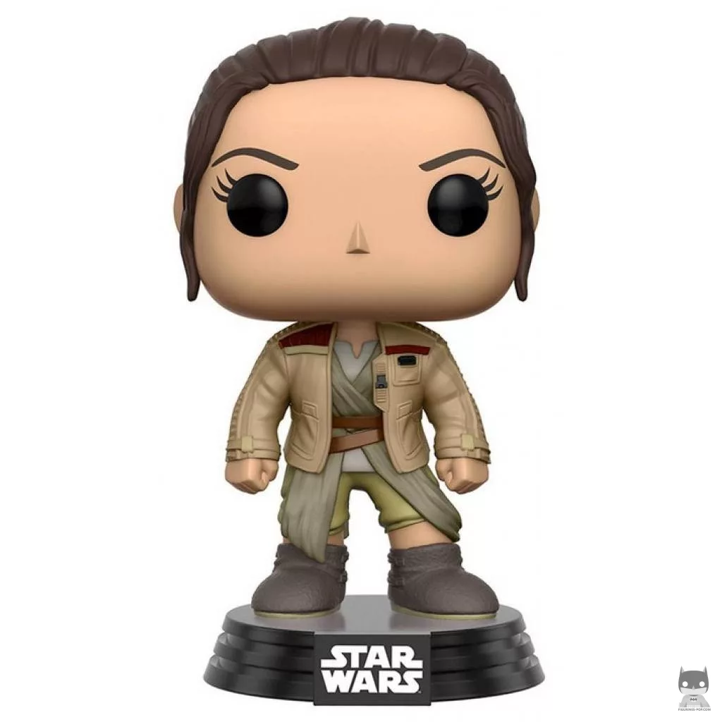 Figurine Funko POP Rey avec Veste (Star Wars : Episode VII, Le Réveil de la Force)
