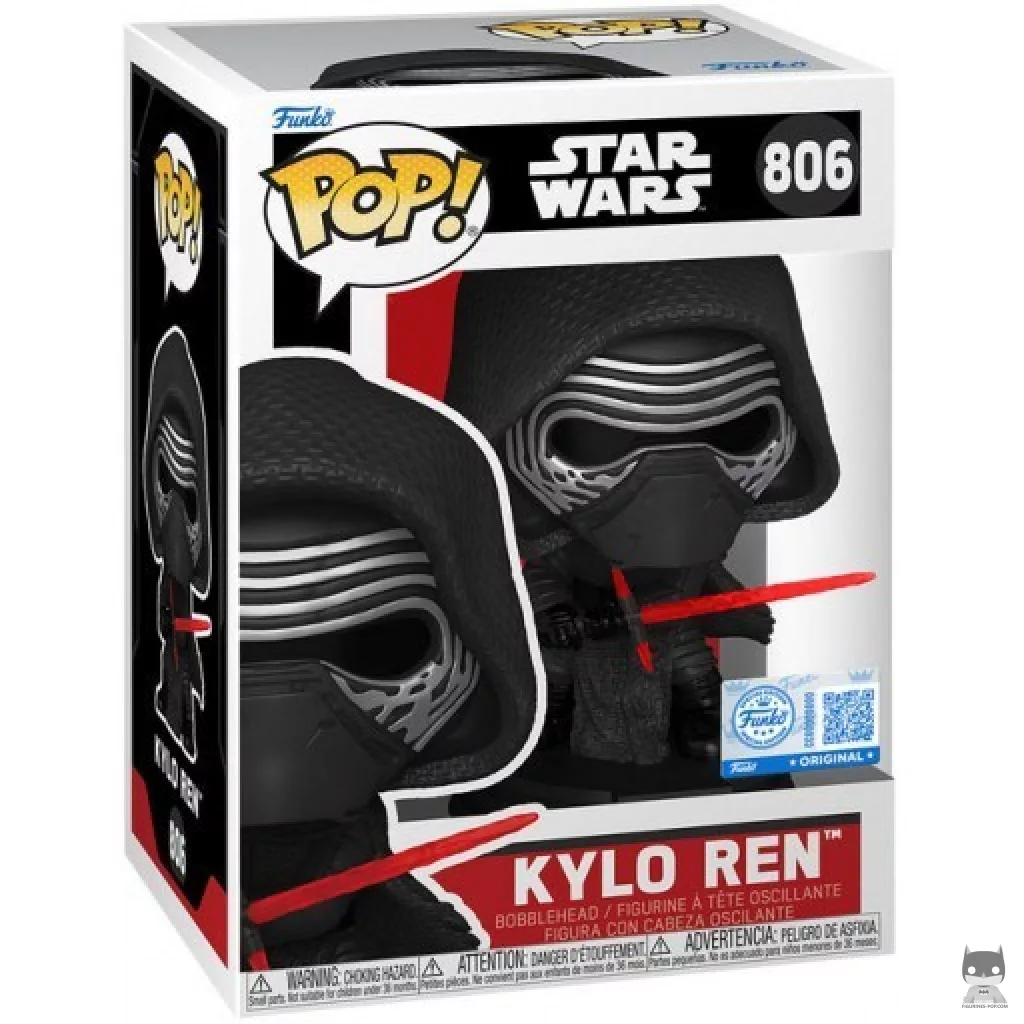 Figurine Funko POP Kylo Ren avec boîte