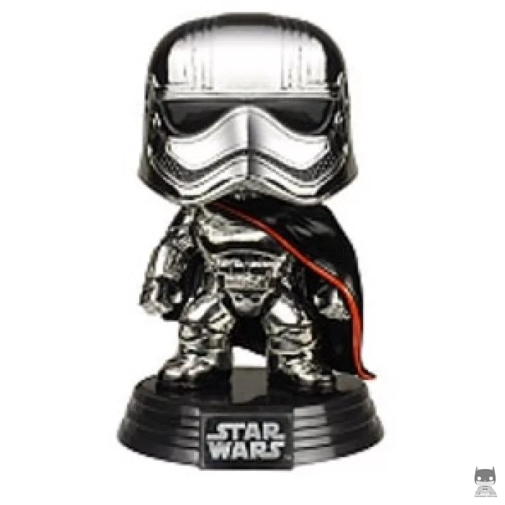 Figurine Funko POP Capitaine Phasma (Chrome) (Star Wars : Episode VII, Le Réveil de la Force)