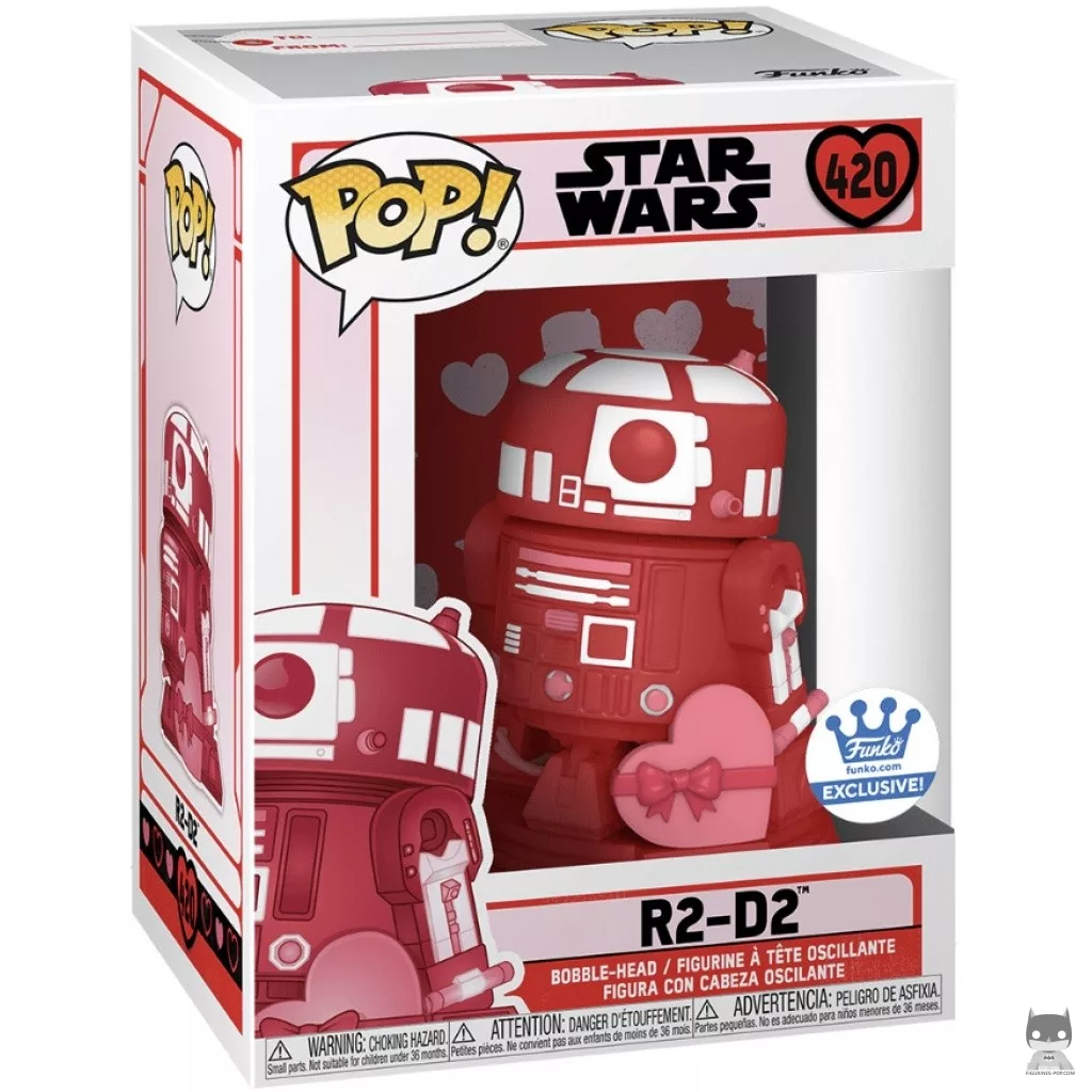 Figurine Funko POP R2-D2 (Rose) avec boîte