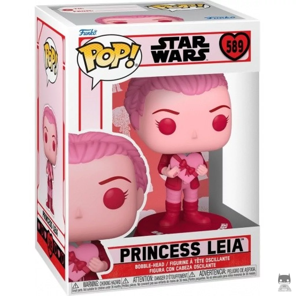 Figurine Funko POP Princesse Leia (Rose) avec boîte