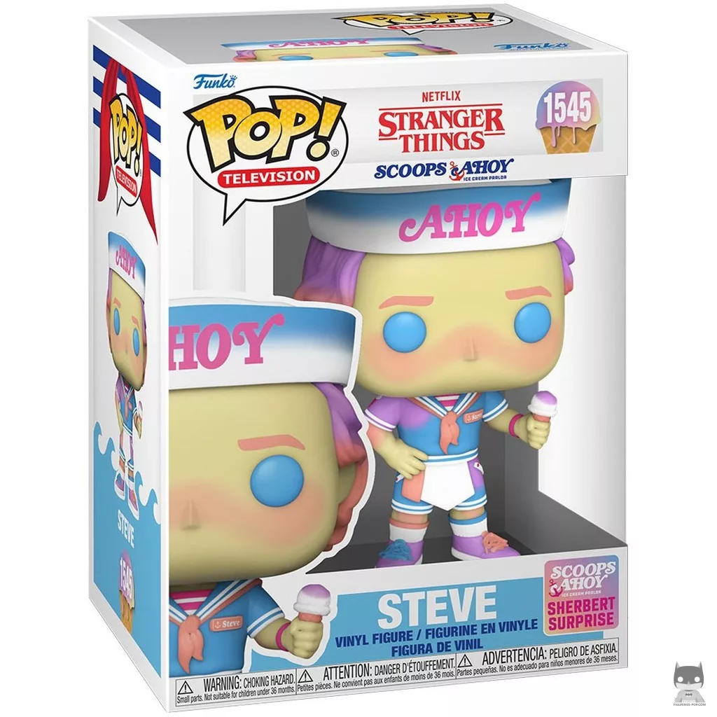 Figurine Funko POP Steve (Scoops Ahoy) avec boîte