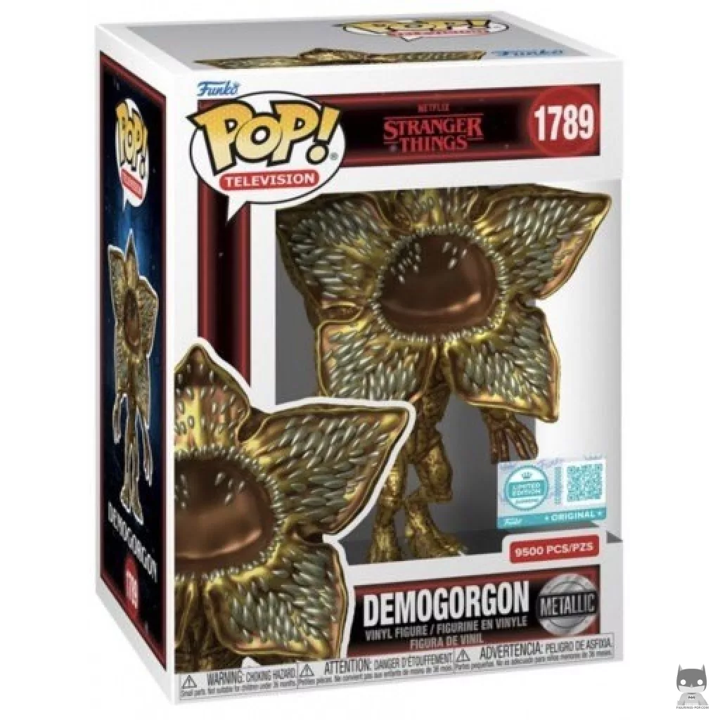 Figurine Funko POP Demogorgon (Metallic & Gold) avec boîte