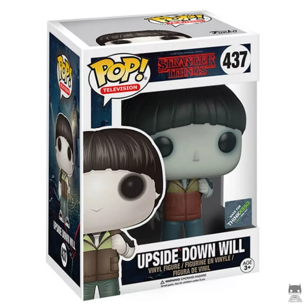 Figurine Funko POP Will Byers à l'envers avec boîte