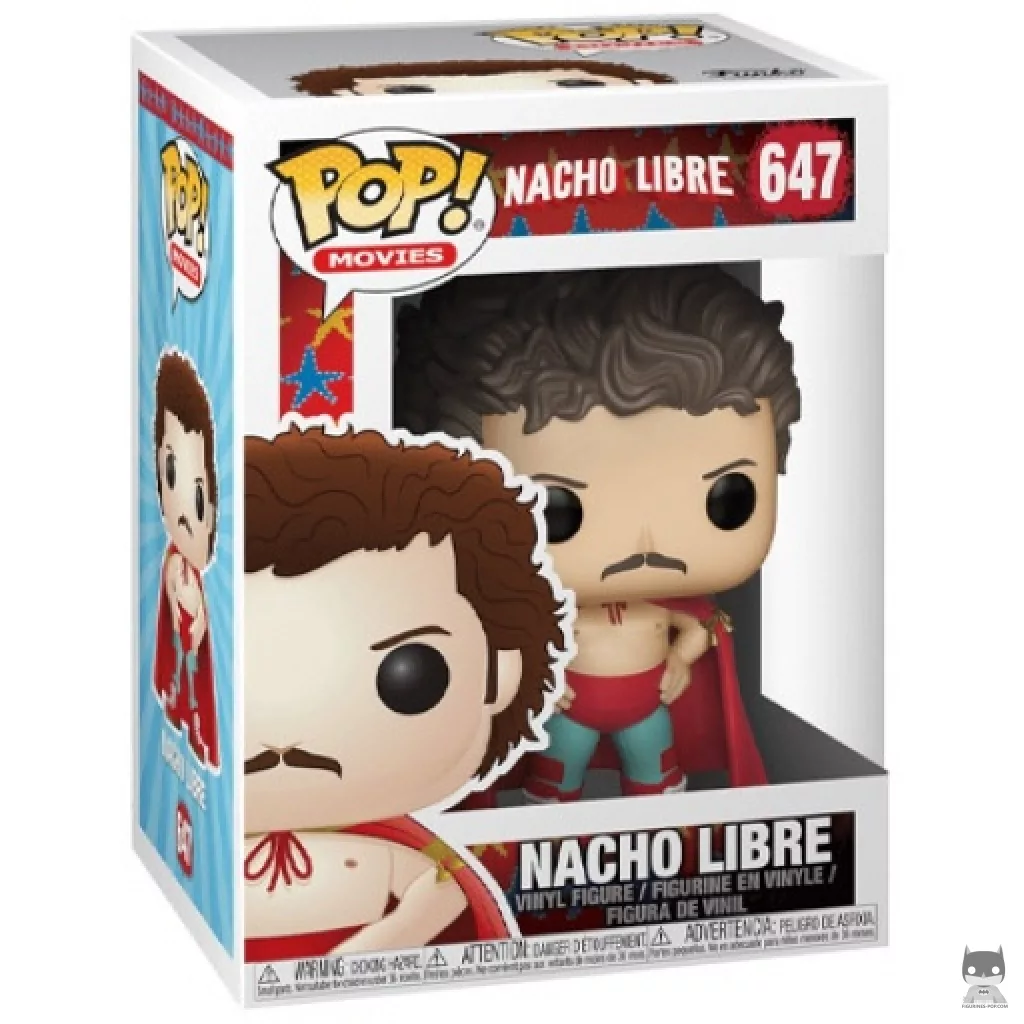 Figurine Funko POP Nacho Libre avec boîte