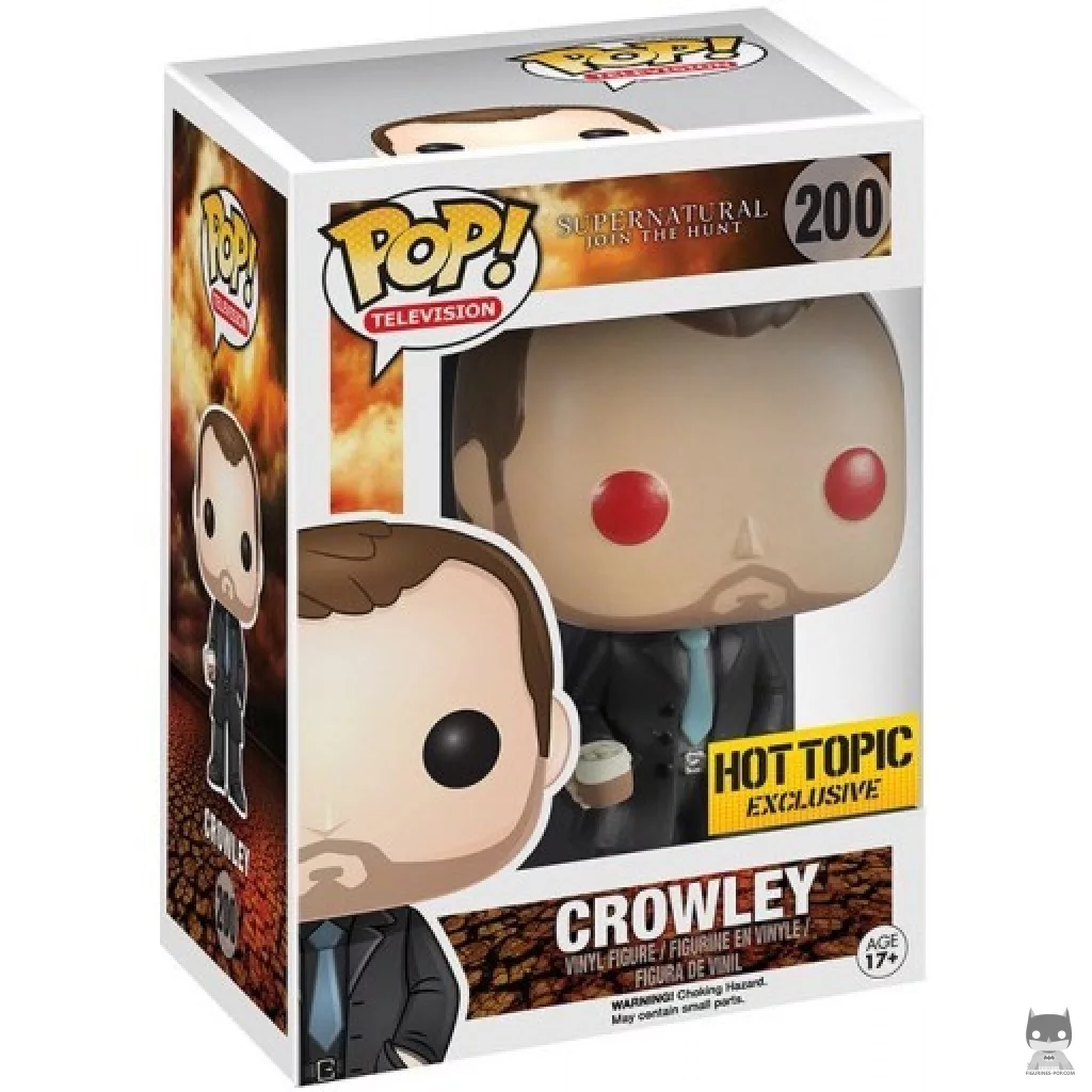 Figurine Funko POP Crowley avec yeux de démon avec boîte