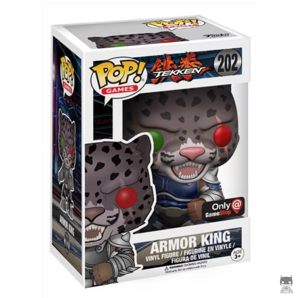 Figurine Funko POP Armor King (Bleu) avec boîte