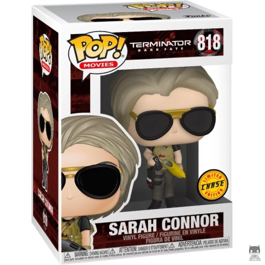 Figurine Funko POP Sarah Connor (Chase) avec boîte