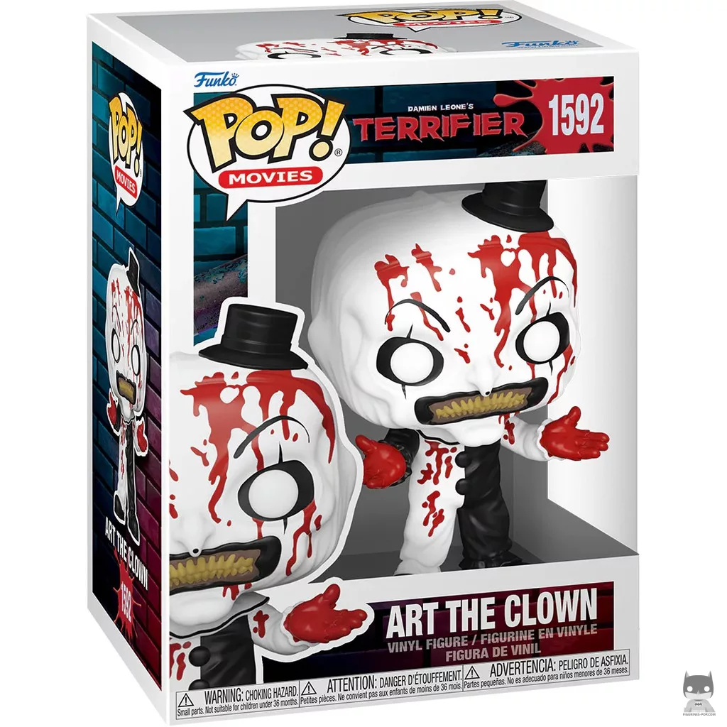 Figurine Funko POP Art le Clown (Bloody) avec boîte