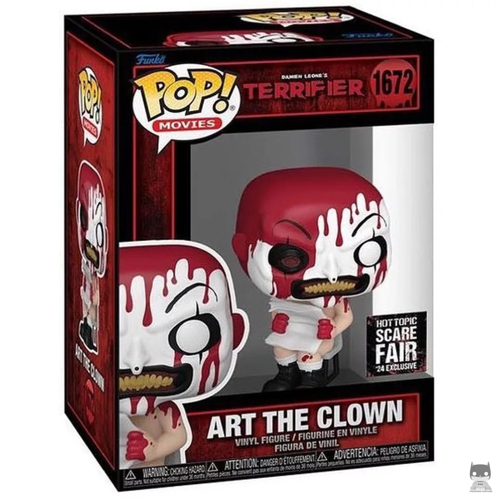 Figurine Funko POP Art le Clown (Bloody) avec boîte