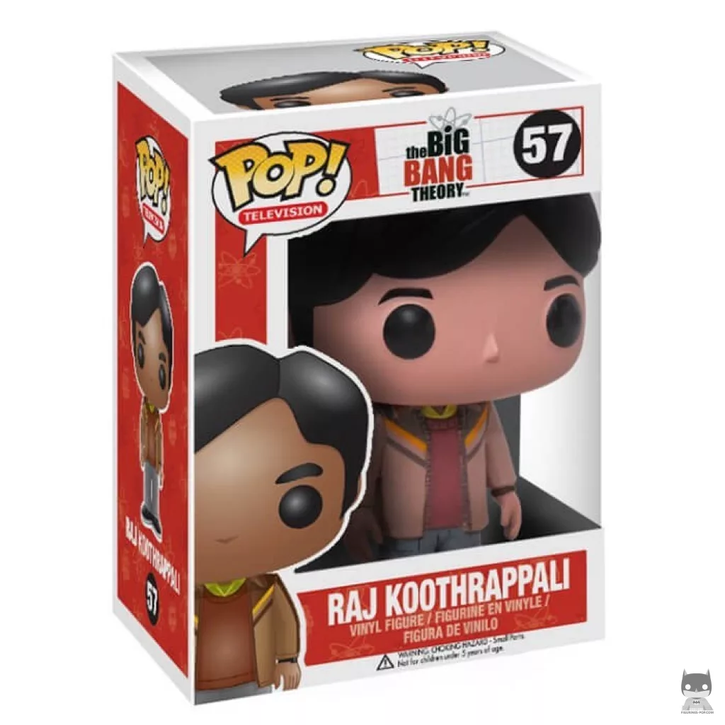 Figurine Funko POP Raj Koothrappali avec boîte