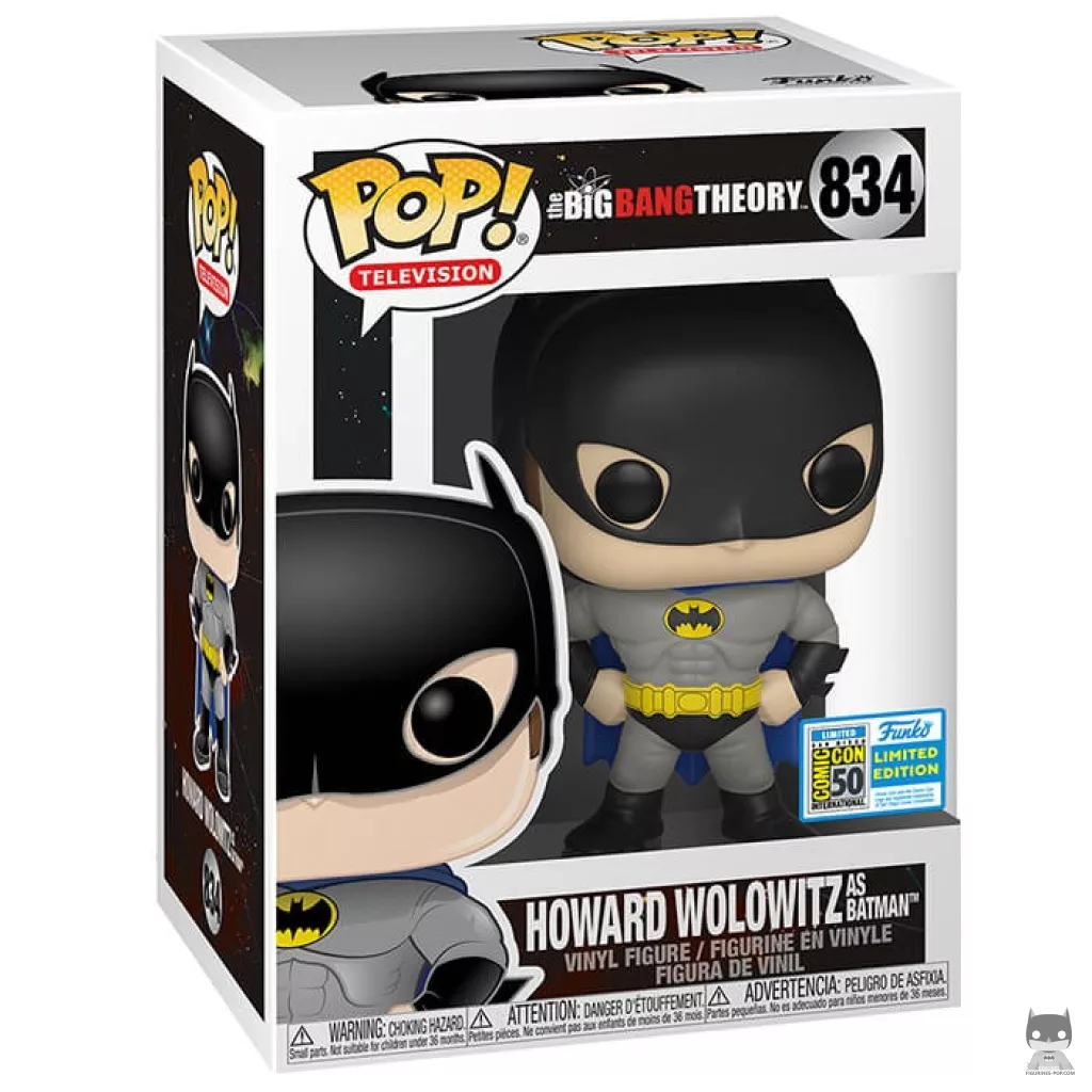 Figurine Funko POP Howard Wolowitz en Batman avec boîte