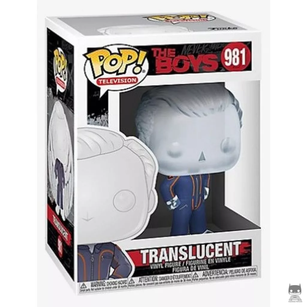 Figurine Funko POP Translucide (Clear) avec boîte