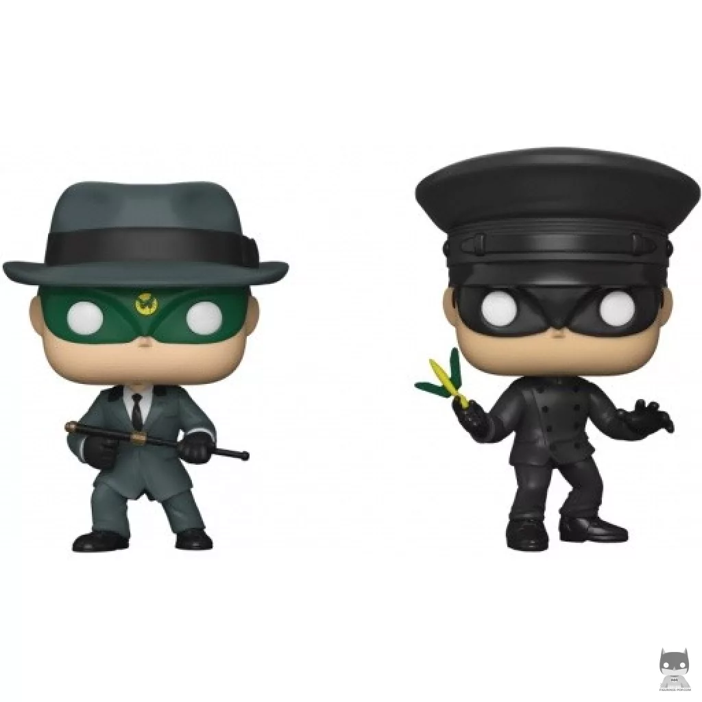 Figurine Funko POP Le Frelon Vert (Costume Gris) & Kato (The Green Hornet)