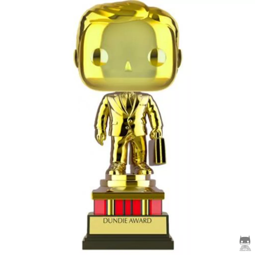 Figurine Funko POP Dundie Award (Chrome) (Doré) (The Office)