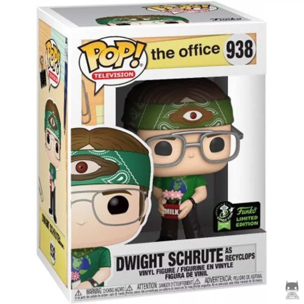 Figurine Funko POP Dwight Schrute en Recyclops avec boîte