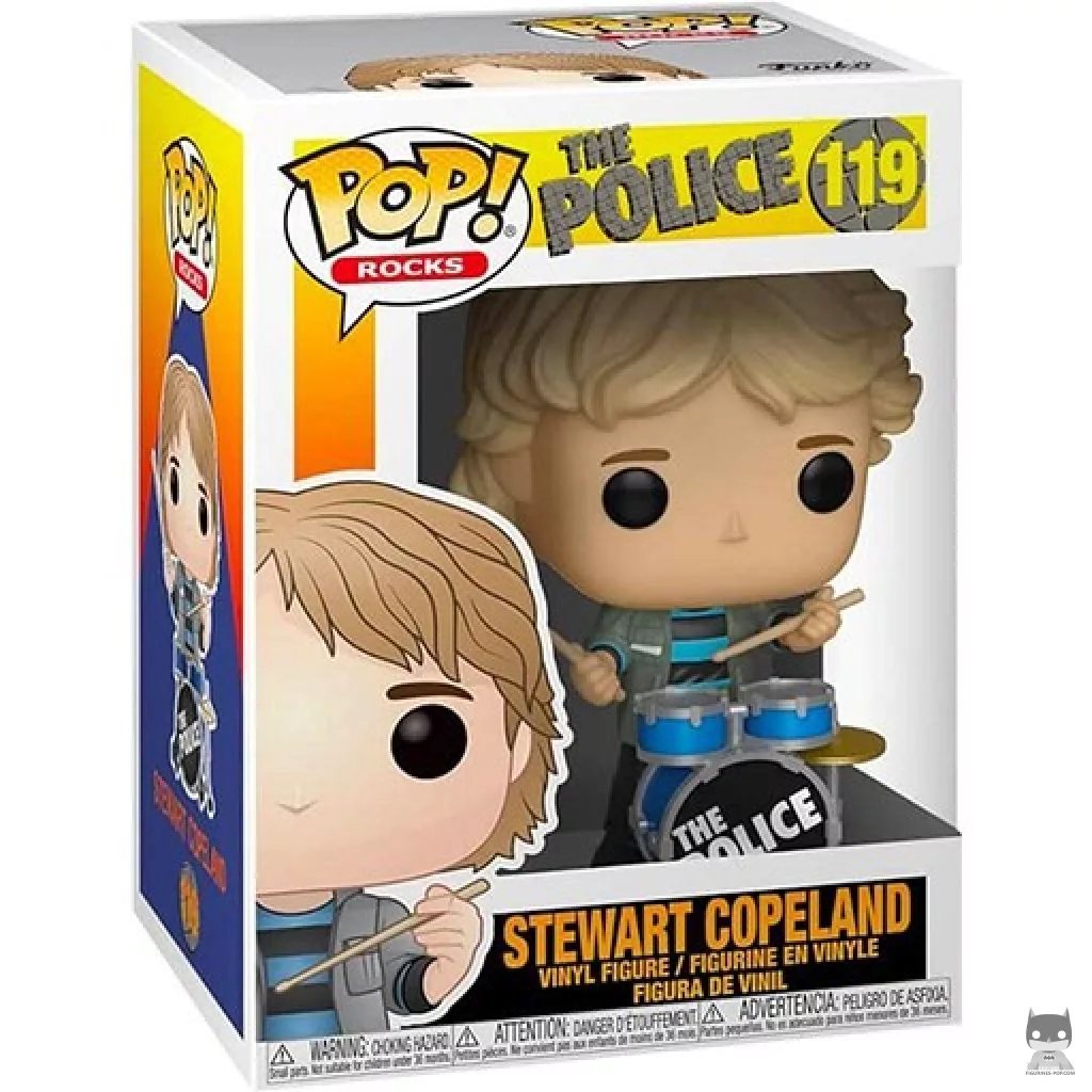 Figurine Funko POP Stewart Copeland avec boîte