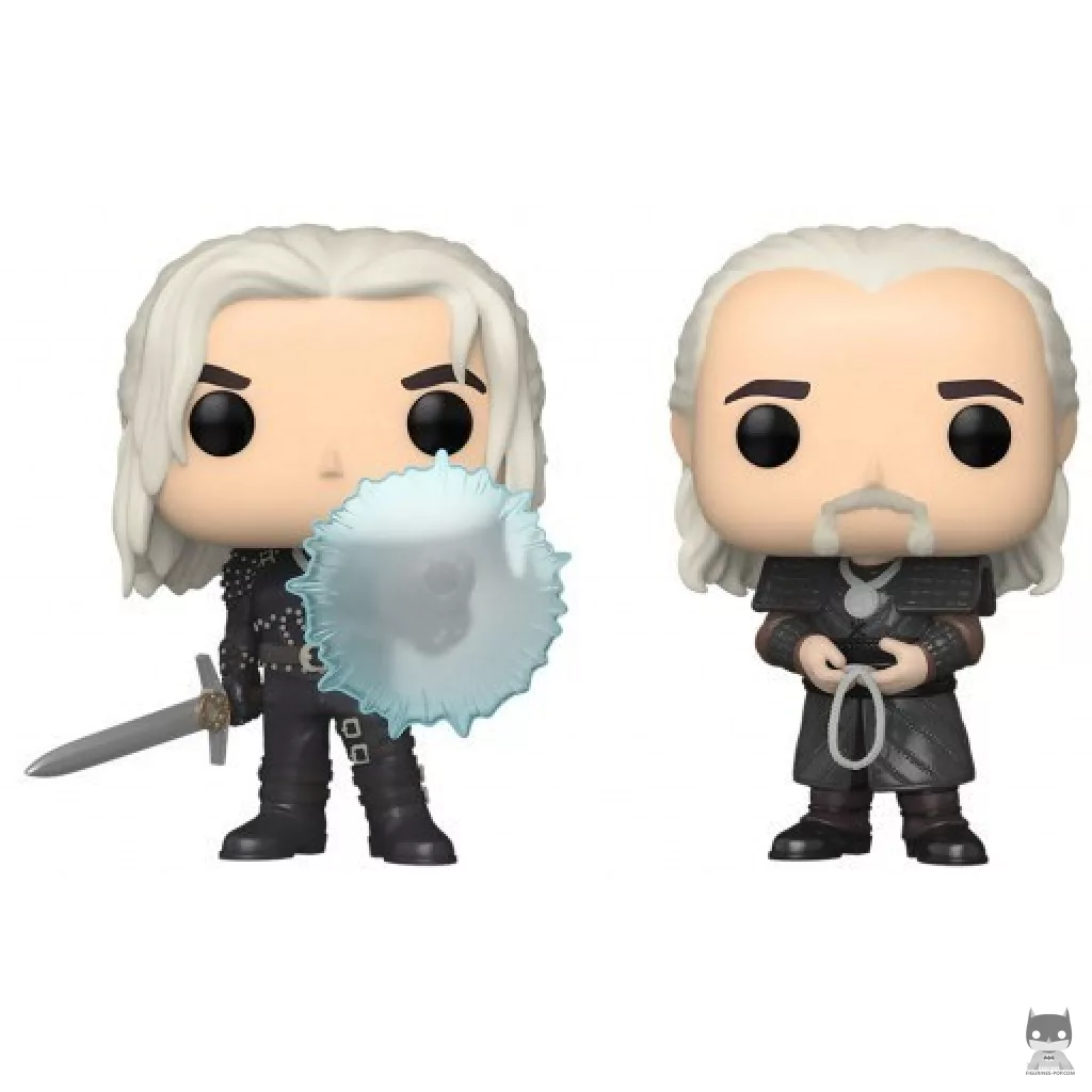 Figurine Funko POP Geralt & Vesemir (The Witcher)