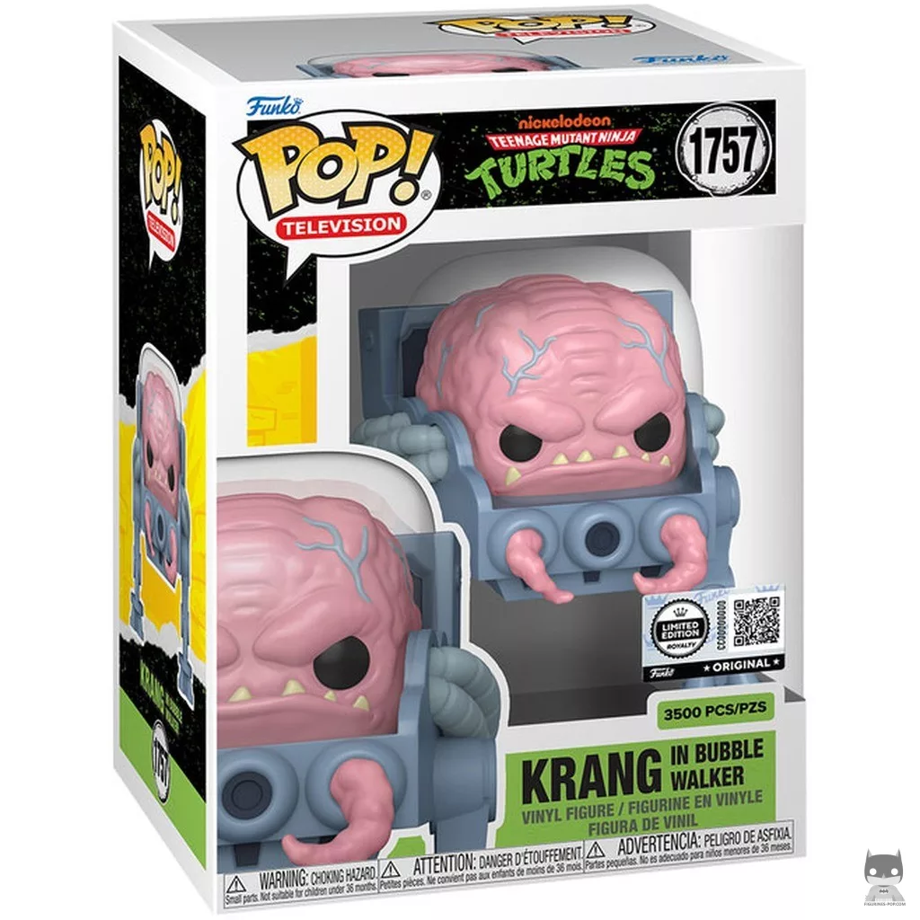 Figurine Funko POP Krang dans le Marcheur à bulles avec boîte