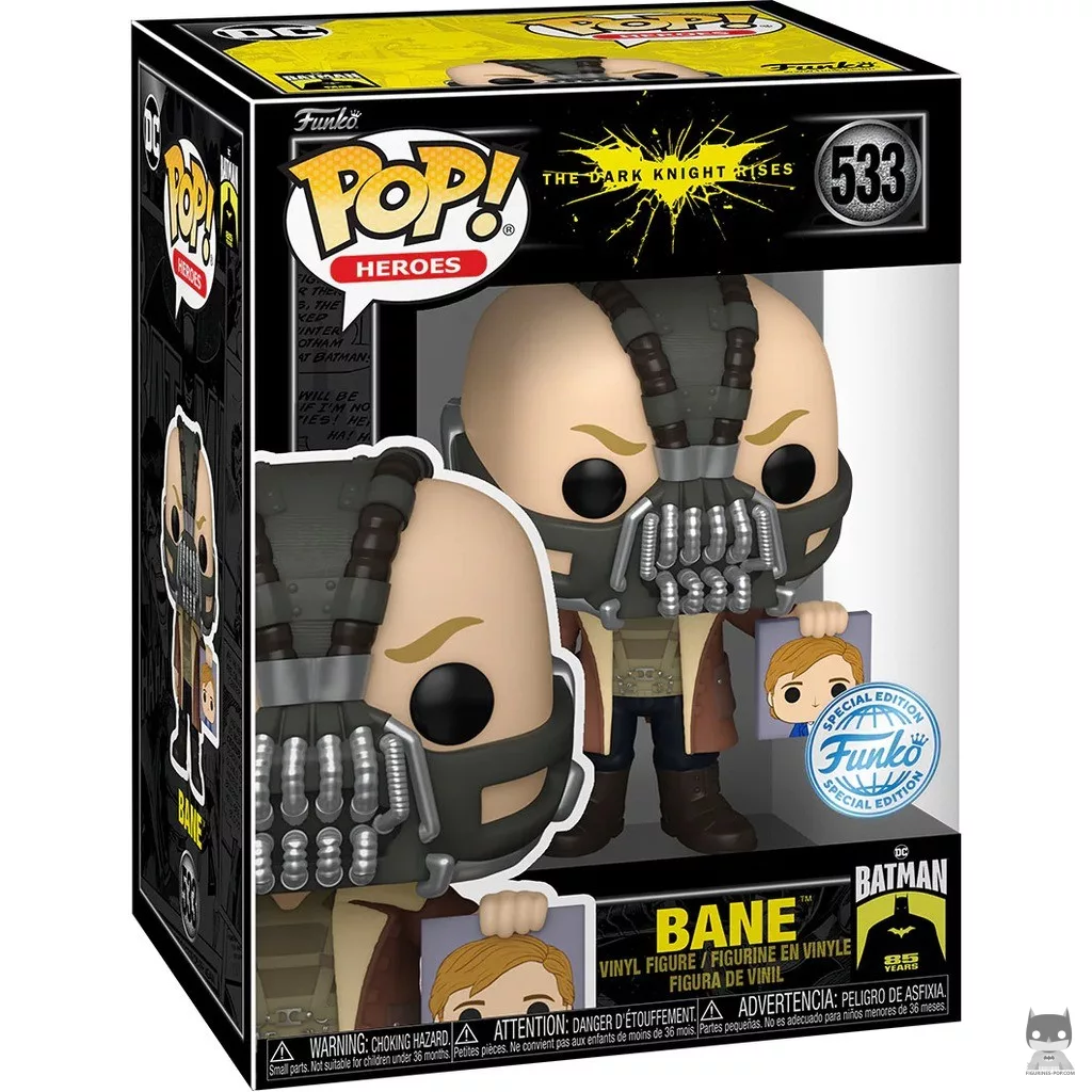 Figurine Funko POP Bane with Harvey Dent photo avec boîte