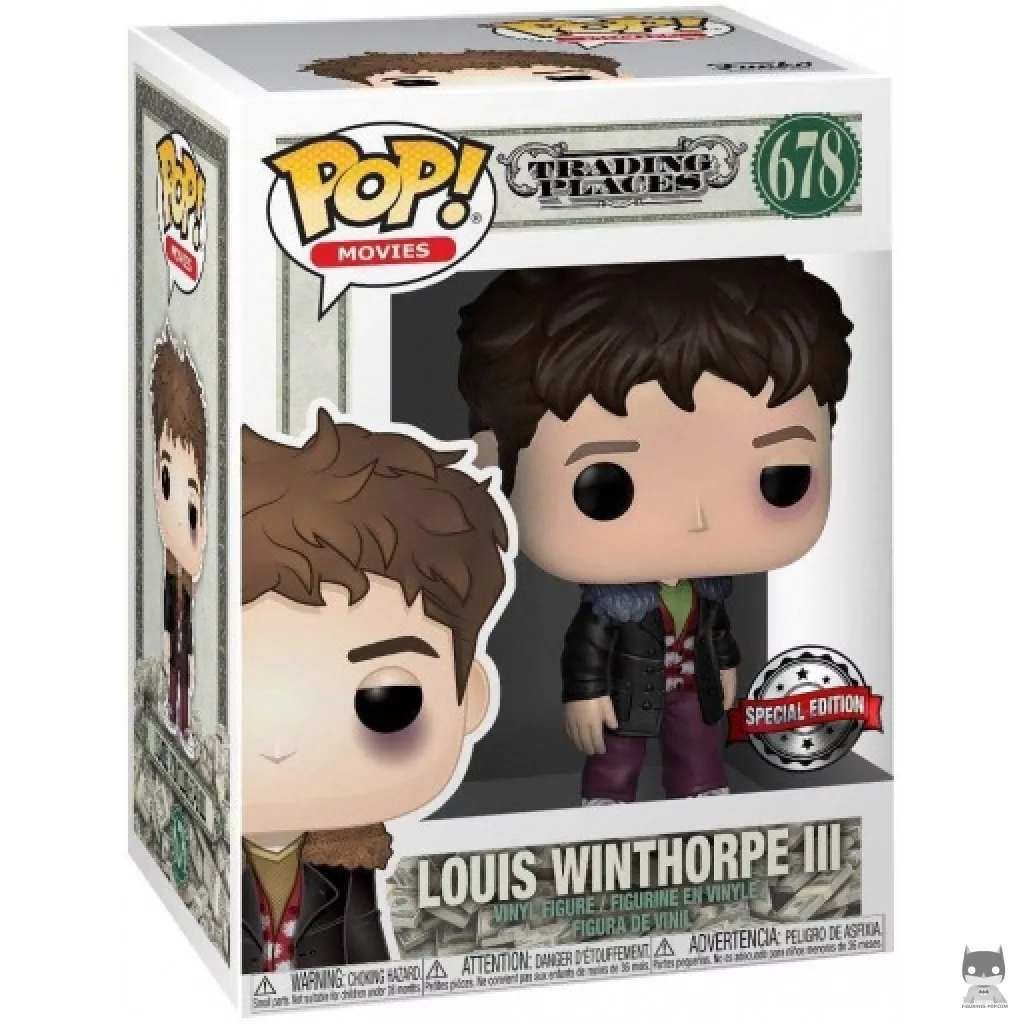 Figurine Funko POP Louis Winthorpe III Battu avec boîte